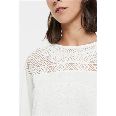 Camiseta rejilla geométrica