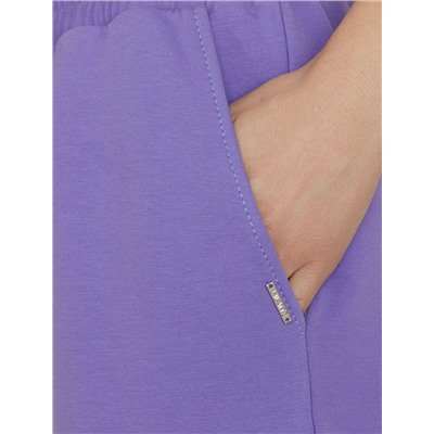 Прямые брюки из тонкого премиального футера с эластаном