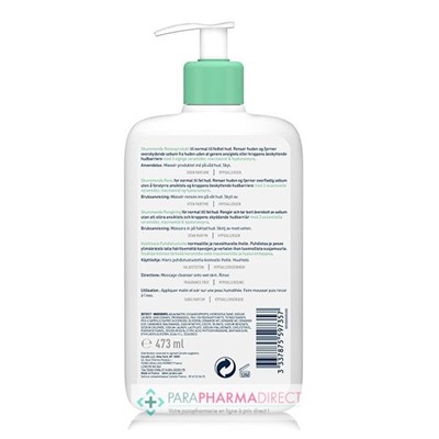 Cerave Gel Moussant - Peaux Normales à Grasses 473ml