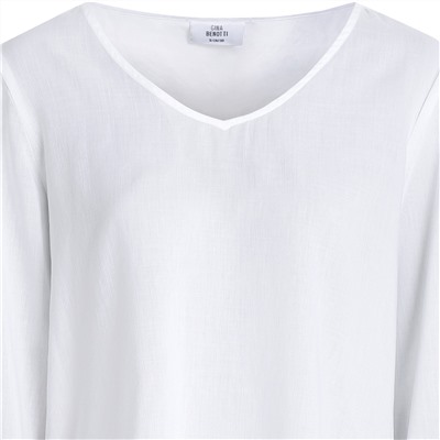 Damen Bluse mit V-Ausschnitt