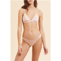 Sujetador de seda Milky Blush
