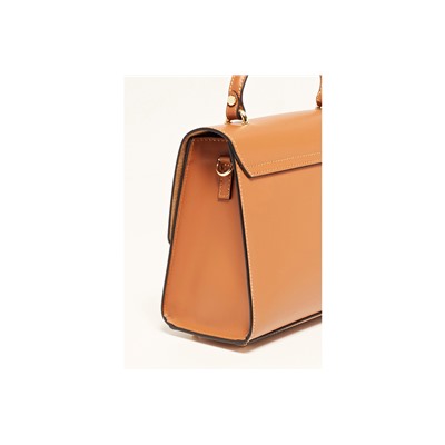 Bolso de piel Clau Camel