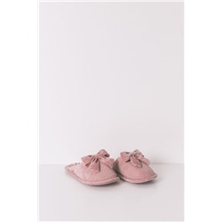 Zapatillas cerradas chenilla rosa