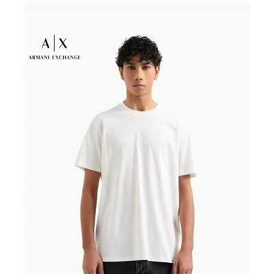 Простая хлопковая повседневная футболка EMPORIO ARMAN*I