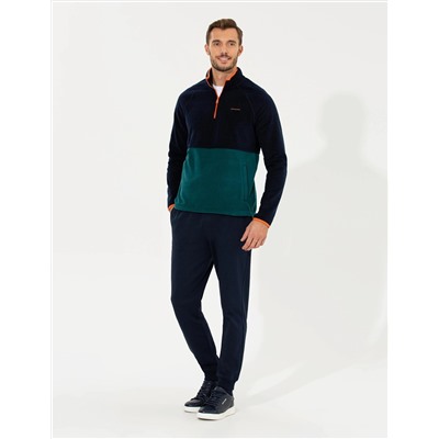 Lacivert Regular Fit Polar Sweatshirt