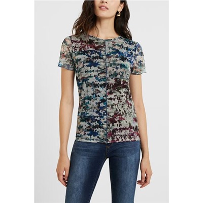 Camiseta slim tul