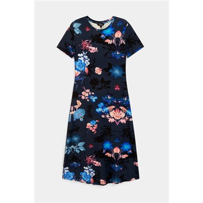 Vestido camisetero flores