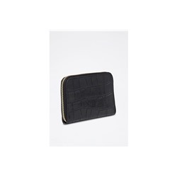 Cartera de piel Moni Negro