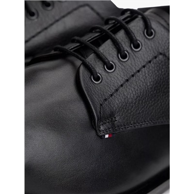Paneled Leather Derby Shoe