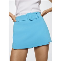 Falda pantalón hebilla -  Mujer | MANGO OUTLET Melilla