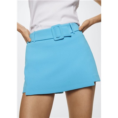 Falda pantalón hebilla -  Mujer | MANGO OUTLET Melilla