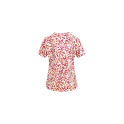 Zoe + Chloe Scrubs Fly, Pretty Butterfly Mock Wrap Print Top