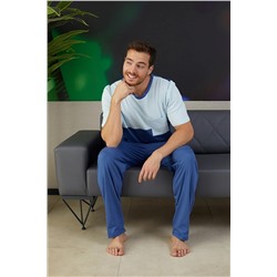 Siyah İnci Pamuklu Kısa Kollu Pijama Takım 23109802