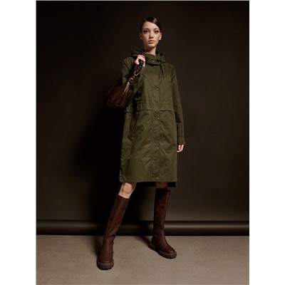 Parkajacke mit Kapuze