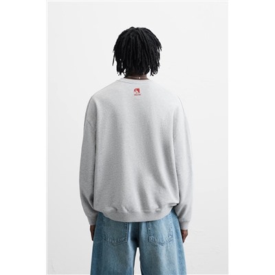 SUDADERA ESTAMPADA COMBINADA