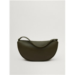 BOLSO MEDIA LUNA PIEL NAPA