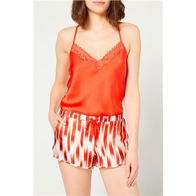 Short Sanguine Blanco y rojo