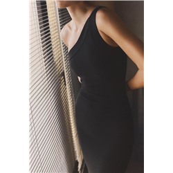 ASYMMETRIC MIDI DRESS