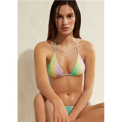 Triangel-Bikinioberteil mit verschiebbaren Cups Panama
