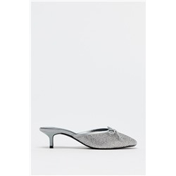 GLITTERY MULE SHOES