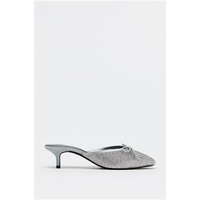 GLITTERY MULE SHOES