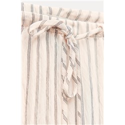 ZW COLLECTION CONTRAST PYJAMA-STYLE TROUSERS