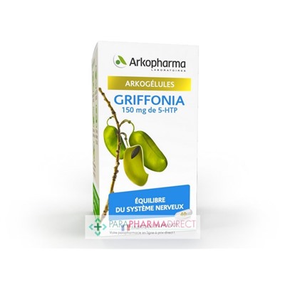 ArkoPharma ArkoGélules - Griffonia - Équilibre du Système Nerveux - 40 gélules