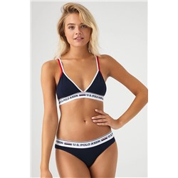 U.S. Polo Assn. Kadın Lacivert Büstiyer Slip Takım POLO66250-T