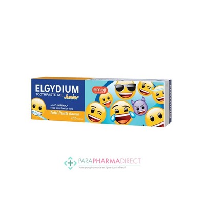 Elgydium Emoji Gel Dentifrice Tutti Fruitti 7/12 ans 50 ml