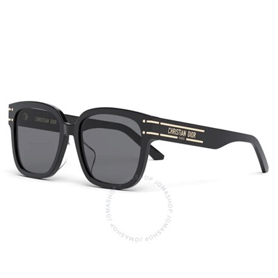 DIORGrey Square Ladies Sunglasses