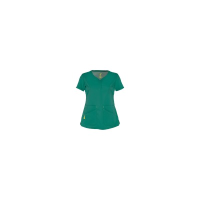 Vivi by Peaches Joy Henley Neck Scrub Top