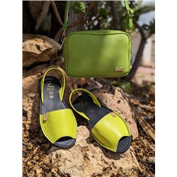 Ab.Zapatos 320-8 PC pistacho+AB.Z · Pelle · 21-20 (370) manzana