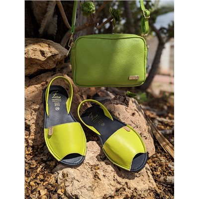 Ab.Zapatos 320-8 PC pistacho+AB.Z · Pelle · 21-20 (370) manzana