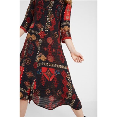 Vestido largo midi indonesio