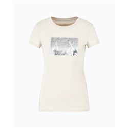 Slim fit T-shirt in stretch cotton jersey