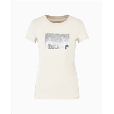 Slim fit T-shirt in stretch cotton jersey