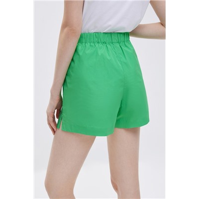 Short de tiro alto Verde