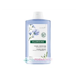 Klorane Lin BIO Shampoing Volume Cheveux Fins 400ml