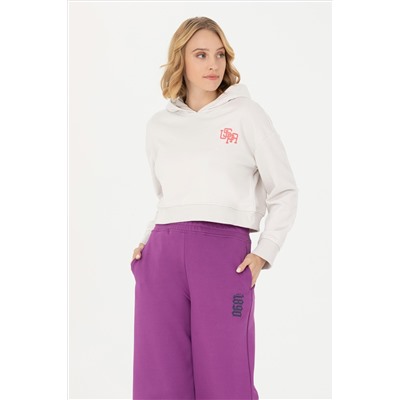 Kadın Taş Kapüşonlu Sweatshirt