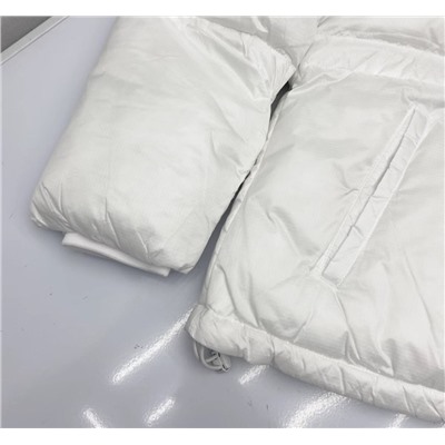 Женская стеганая хлопковая куртка с капюшоном из водонепроницаемой ткани  CALVIN KLEI*N