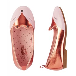OshKosh Rose Gold Fox Loafers