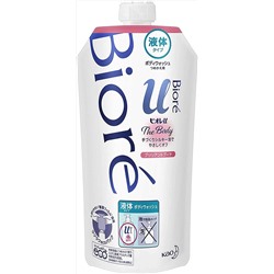 Kao Biore U Мыло-пенка для душа Foaming Body Wash Brilliant Bouquet аромат изысканый букет, мягкая упаковка с крышкой 340 мл