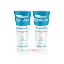 Dermagor Atopicalm Crème Nourrissante Corps Peaux Sèches à Atopiques 2x250mlLot  × 2
