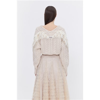 Jersey de lana Beige