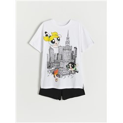 Pyjama-Set mit Shorts The Powerpuff Girls