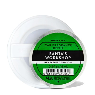 Santa's Workshop Car Fragrance Refill