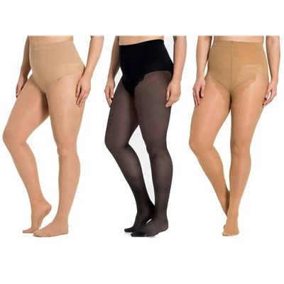 ESMARA® Stützstrumpfhose, 3 Stück, hoher Tragekomfort, verstärkte Fußspitze