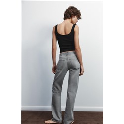 JEANS TRF RECTOS TIRO MEDIO