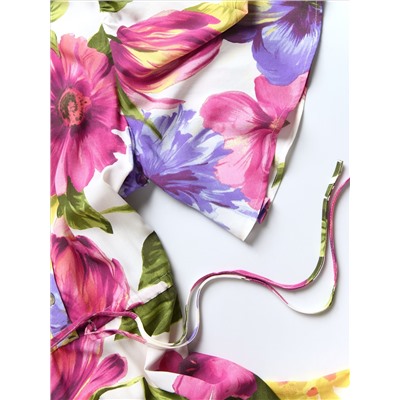 EcoVero™ Gemusterte Bluse