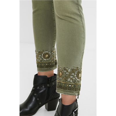 Pantalón vaquero skinny exótico